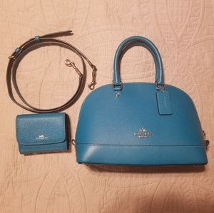 Coach bag and matching wallet